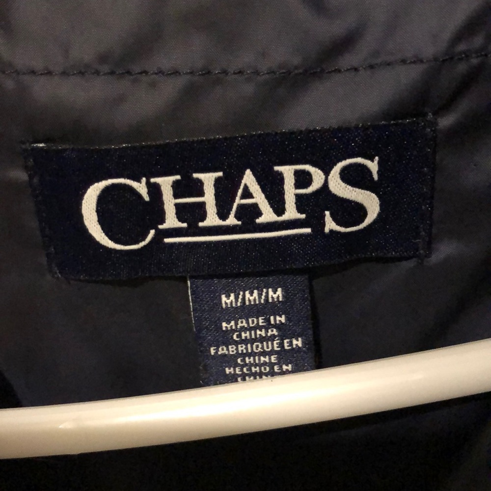 Chaps Puffer Vest - Navy - Picture 2 of 5